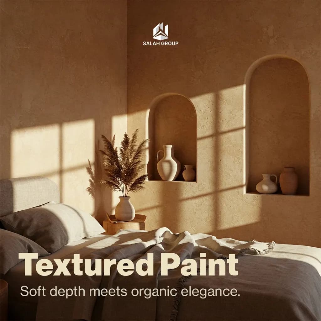 Cover image for section with description: Salah Group offers expert consultancy services in construction and interior design, providing clients with tailored guidance from concept to completion. The team ensures optimal space planning, material selection, and project management, combining functionality with aesthetic excellence to deliver efficient, elegant, and sustainable results.